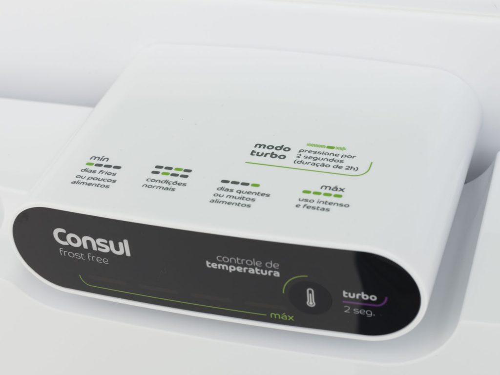 Consul Frost Free CRM43NB - detalhe seletor temperatura