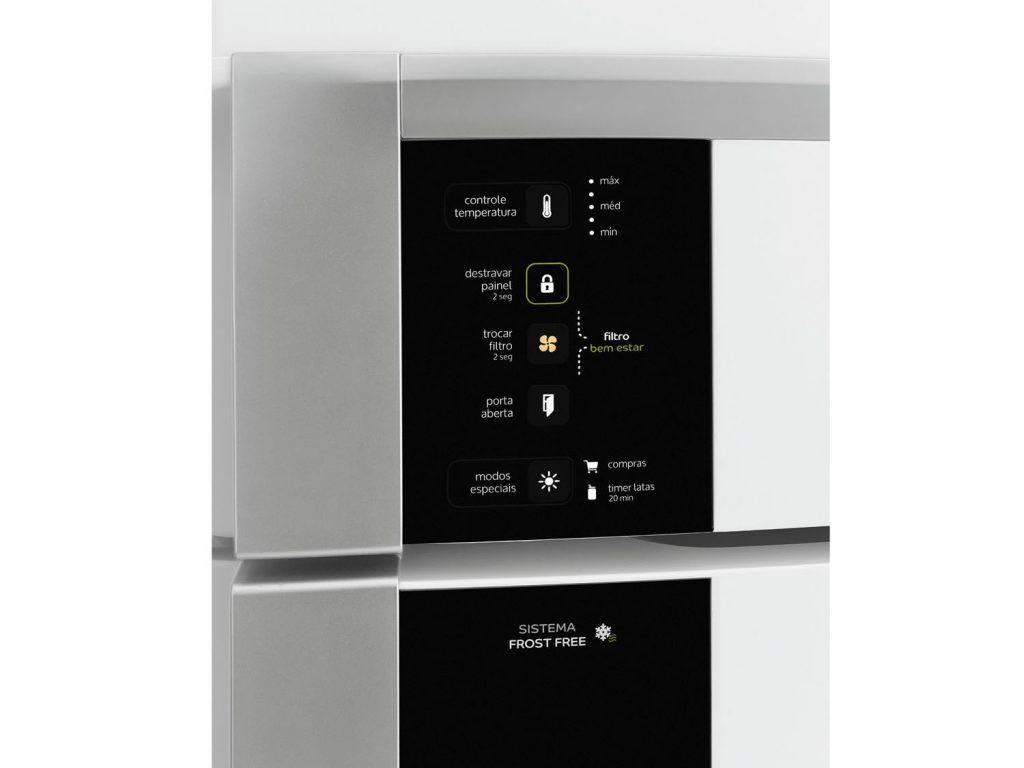 Consul Bem Estar CRM55AK Platinum - detalhe painel 2