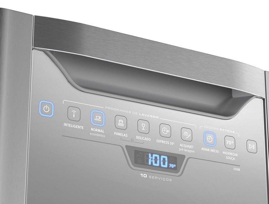 Lava Louças Electrolux LI10X - detalhe painel 5
