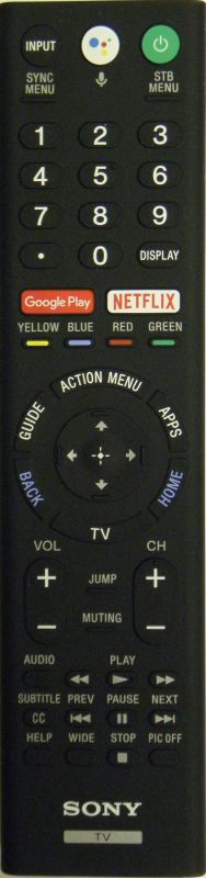 Sony Série A8F - controle remoto